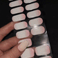 Gel Nail Wraps with UV Lamp Set