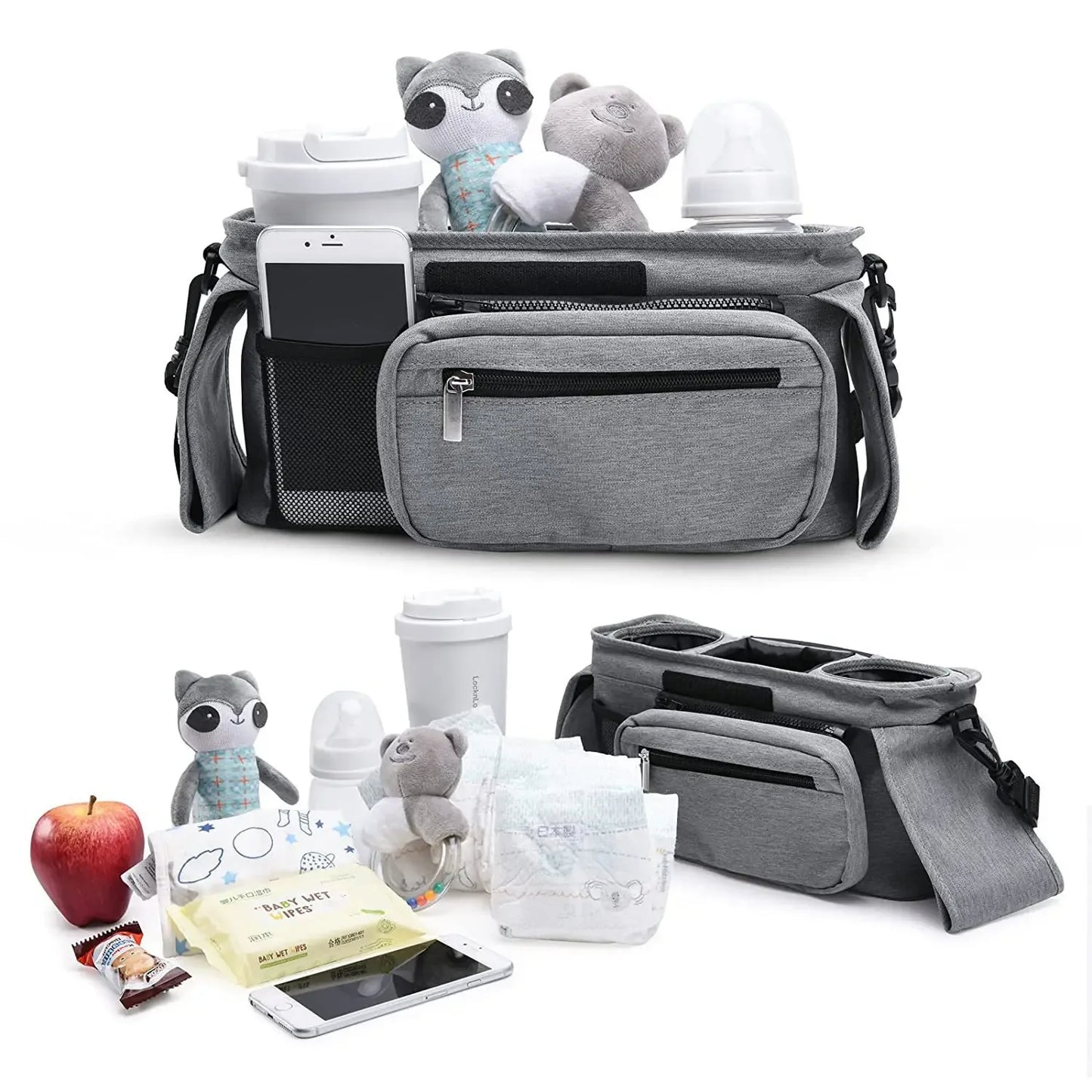 Baby Stroller Manager With Non-Slip Strap